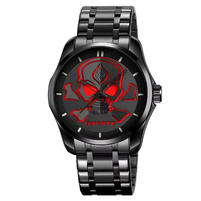 SKMEI 9358 Nouvelle Montre à Quartz Décontractée et Tendance pour Homme, Étanche, Sportive, au Desig