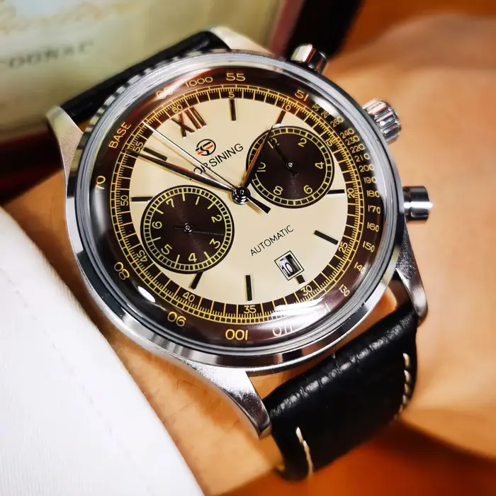 Forsining – montre mécanique rétro classique pour hommes