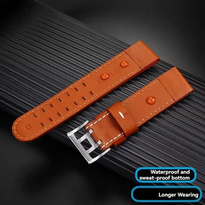 Bracelet de montre en cuir véritable haut de gamme pour Hamilton Khaki Aviation occasionnels élégants casual sportifs cadeau homme femme