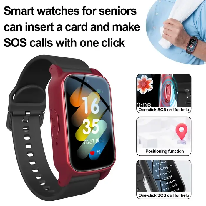 Montre intelligente de détection de chutes pour personnes âgées