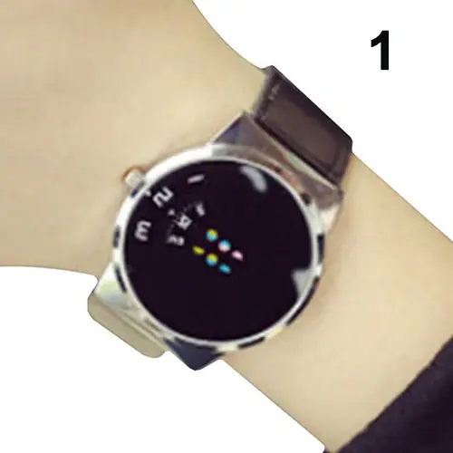 Montre numérique mobile unisexe pour hommes et femmes