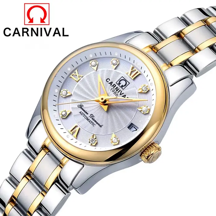Montre habillée en saphir pour femme
