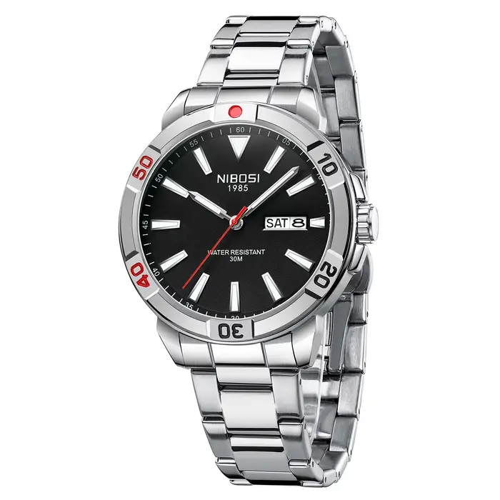 NIBOSI – montre à Quartz analogique pour hommes, marque de luxe, avec Date de la semaine, étanche, l