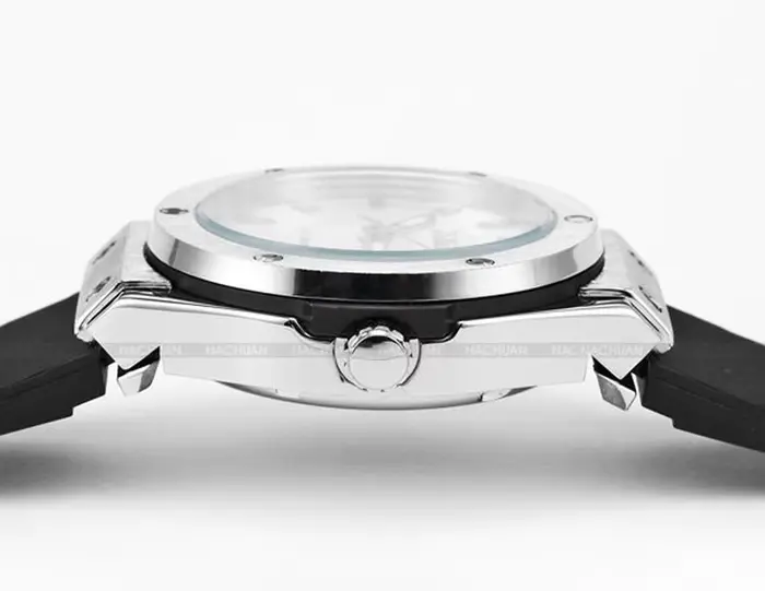 JARAGAR marques argent boîte en acier inoxydable analogique automatique mécanique silicone sport montres pour hommes avec Date
