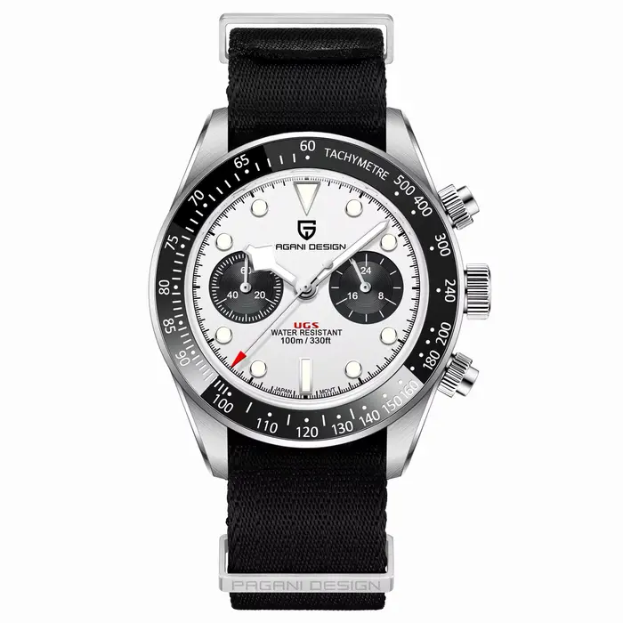 Nouvelles Montres Panda pour Hommes 2026 PAGANI DESIGN Montre de Sport de Luxe à Quartz Chronographe