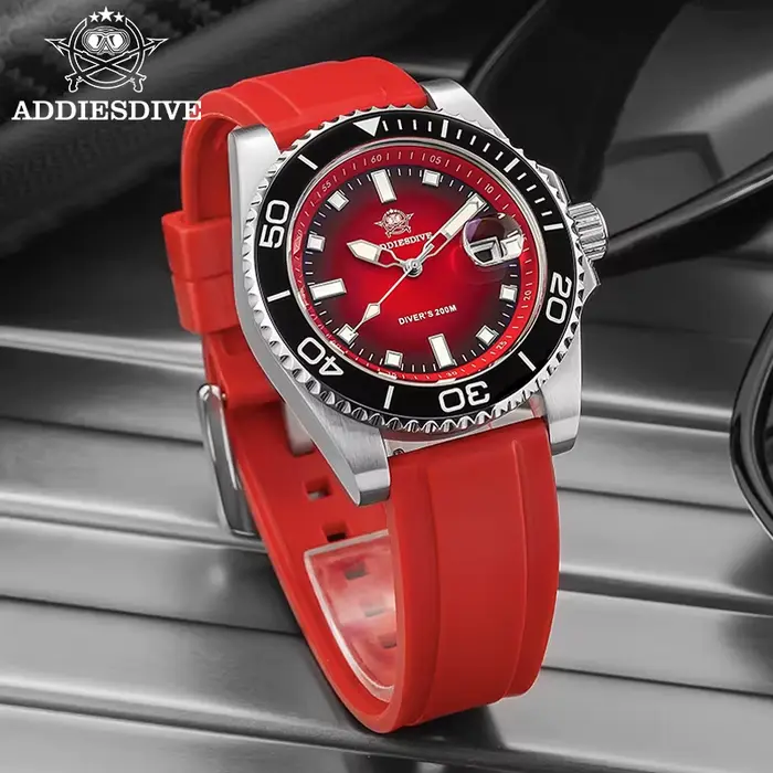 ADDIESDIVE nouvelle montre de plongée AD2089 pour hommes 41mm lunette en céramique BGW9 lumineux 200m étanche mode