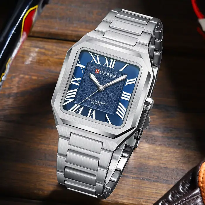 Montre carrée pour homme CURREN