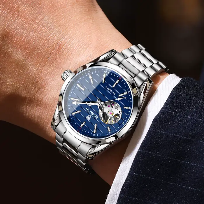 Montres mécaniques de luxe BINBOND pour hommes