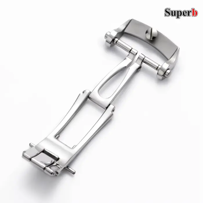 Bracelet de montre de 20 mm en acier inoxydable avec boucle déployante à ressort pour montre Blancpain ajustement parfait pour femmes et hommes pour toutes les occasions