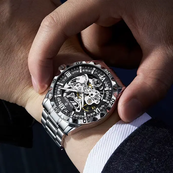 Montre pour homme, entièrement automatique