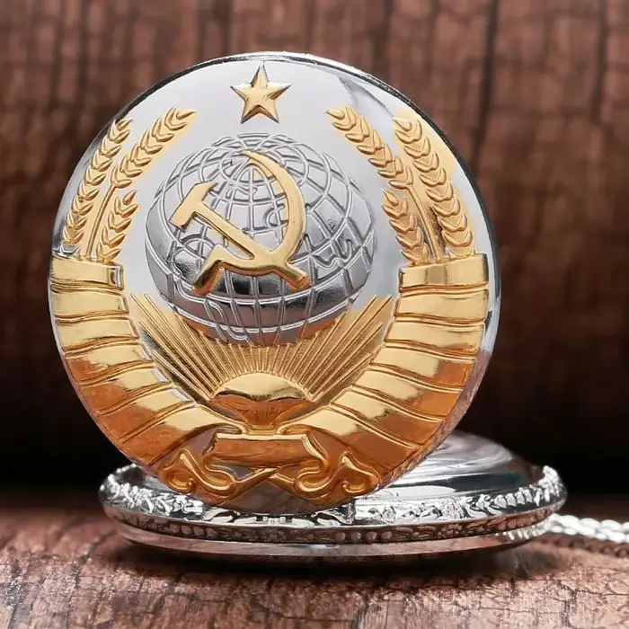 Montre de poche à Quartz de Style communiste