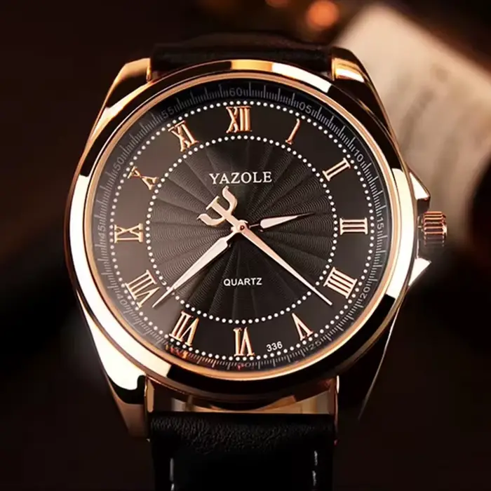YAZOLE montre à Quartz hommes Top marque montres de luxe horloge montre-bracelet