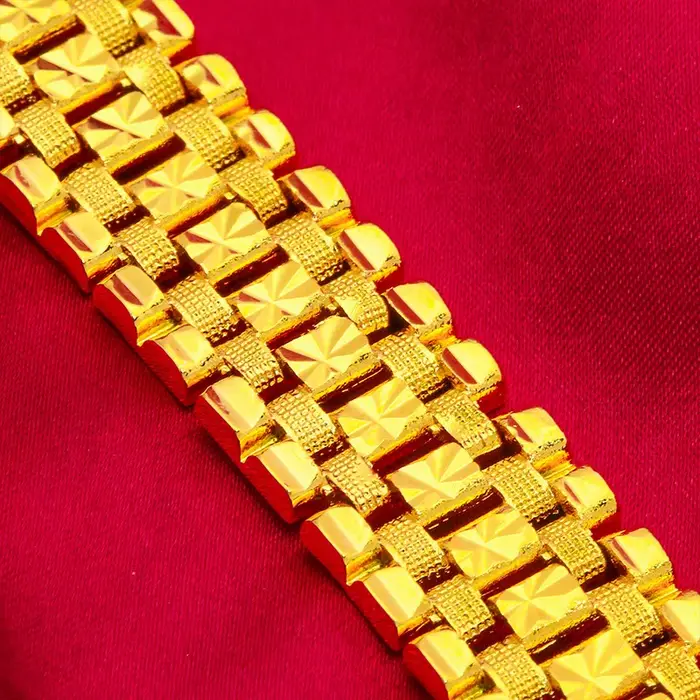 Bracelet Boss en or véritable 24 carats 9999