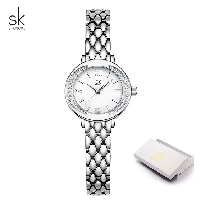 Montres pour femmes Shengke, nouveau style tendance, montres-bracelets à quartz de marque haut de ga