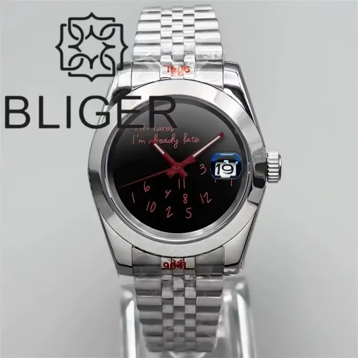 Montre pour homme avec logo personnalisé 36 mm 39 mm