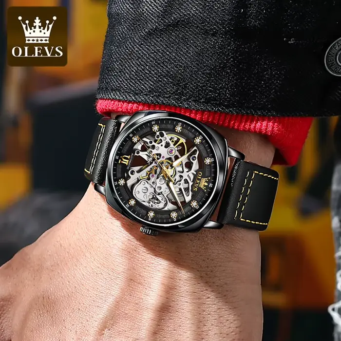 OLEVS 6651 montre pour hommes classique automatique