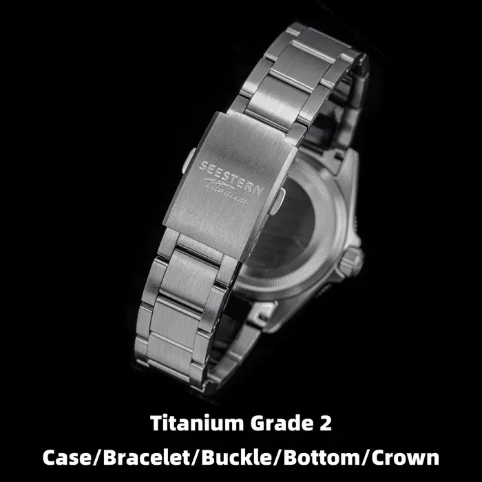 Montre de Plongée SEESTERN en Titane Automatique Édition Limitée pour Hommes Occasions Spéciales Plongeurs Aventuriers