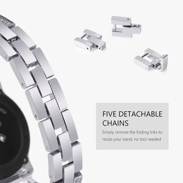Bracelet de montre en forme de chaîne en métal