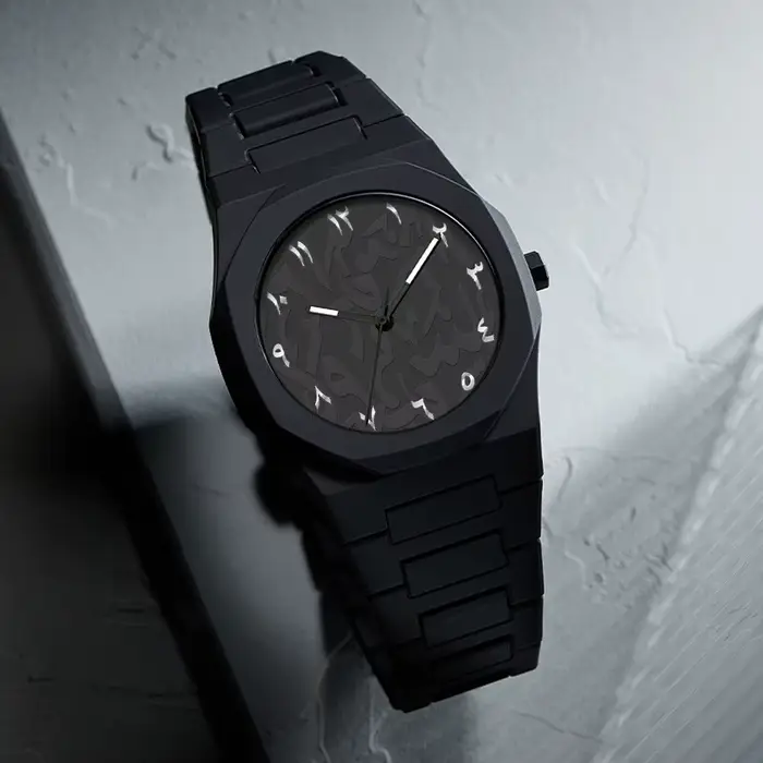Montre étanche à cadran arabe