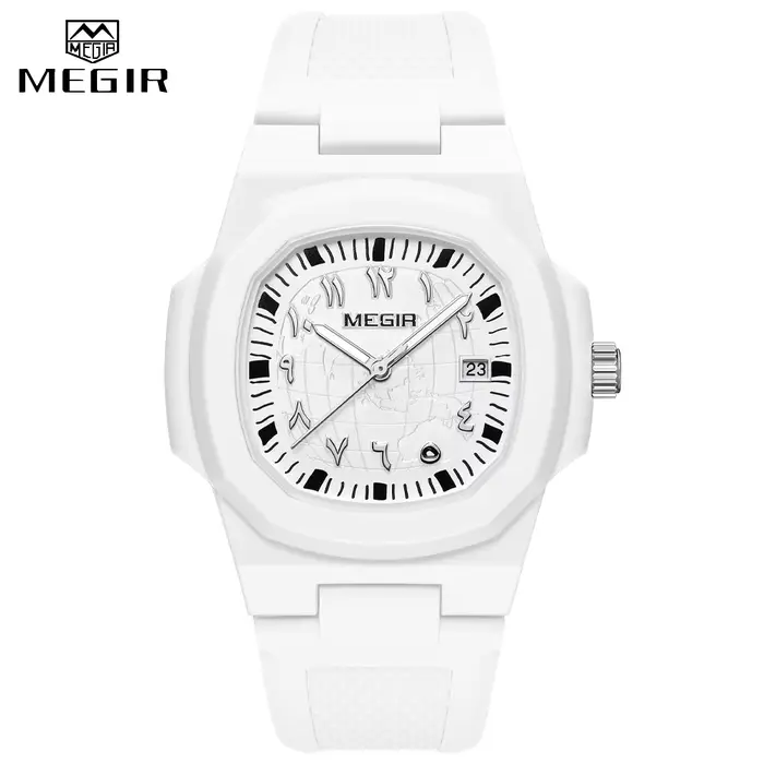 MEGIR montre pour hommes étanche marque de luxe calendrier homme montre-bracelet Quartz mode Simple 