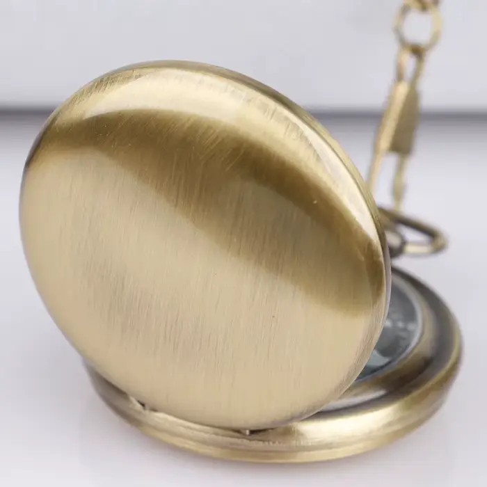 Montre de poche vintage en or vieilli pour hommes