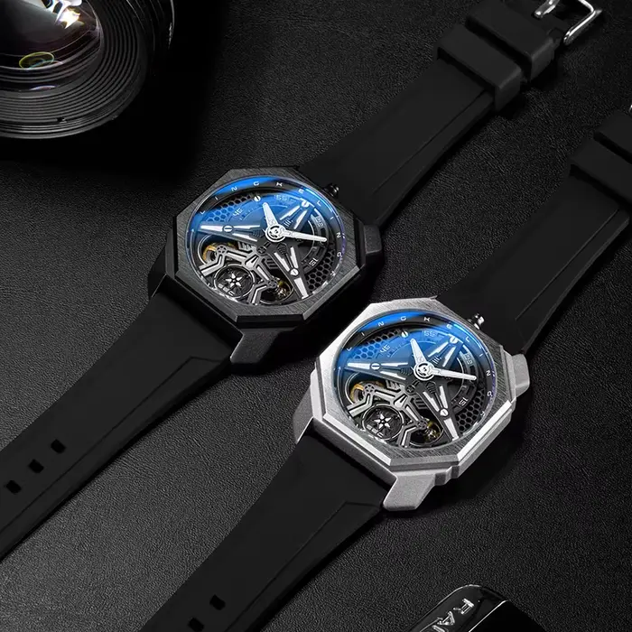 Montre automatique pour hommes de marque supérieure montres mécaniques de luxe