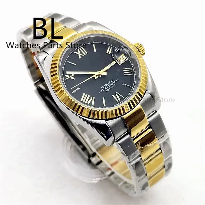 Montre Lunette Cannelée pour Homme