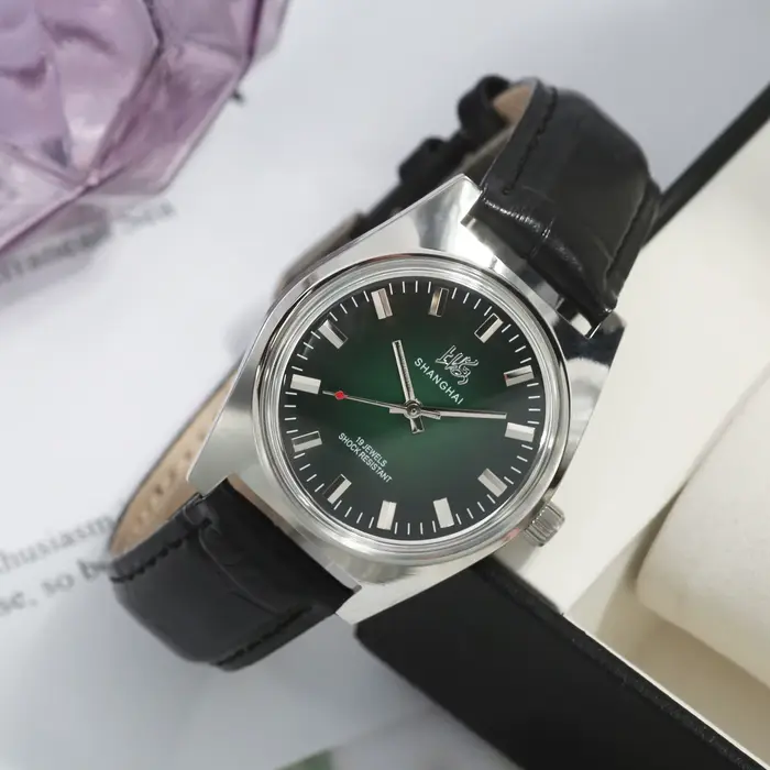 Montre mécanique Shanghai de 36 mm à remontage manuel