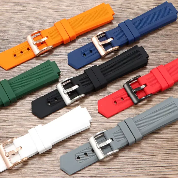 MIDO Multifort bracelet de remplacement en Silicone pour montre M047.507.11 Allen Ren même Style bande Projection 24x12mm