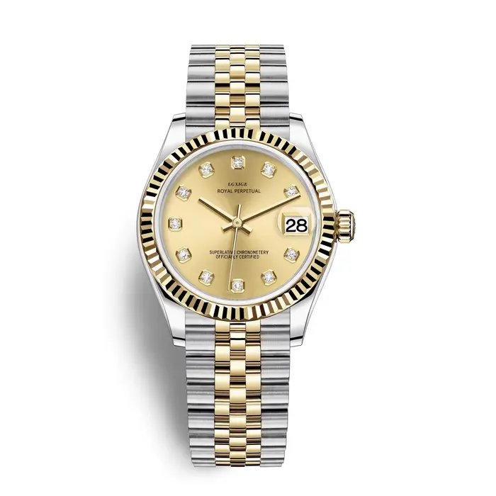 2024 nouvelle mode cristal femmes Bracelet montres haut de gamme diamant dames Montre à Quartz en acier Femme