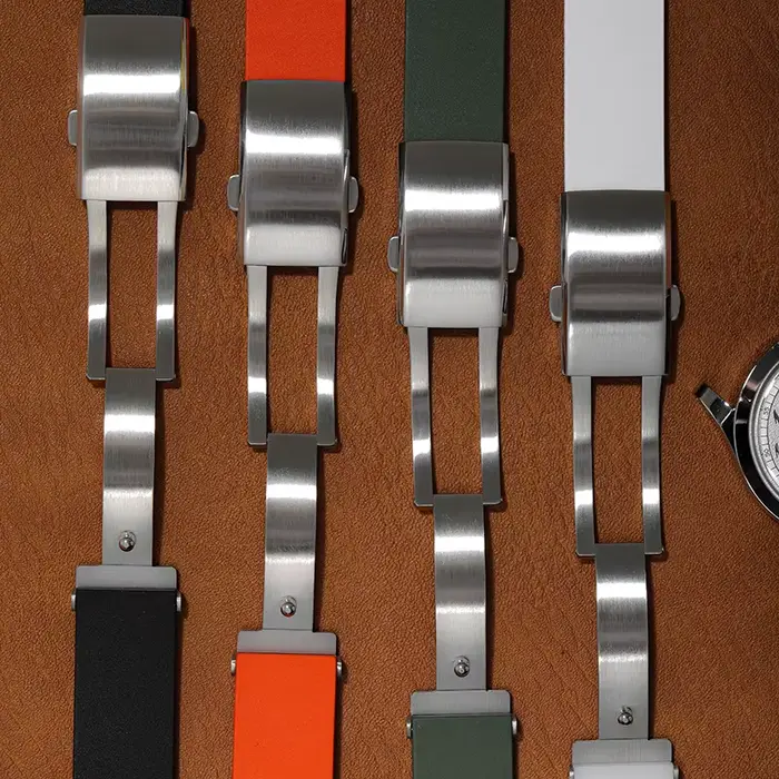 Bracelet de montre en caoutchouc fluoré CTS FKM