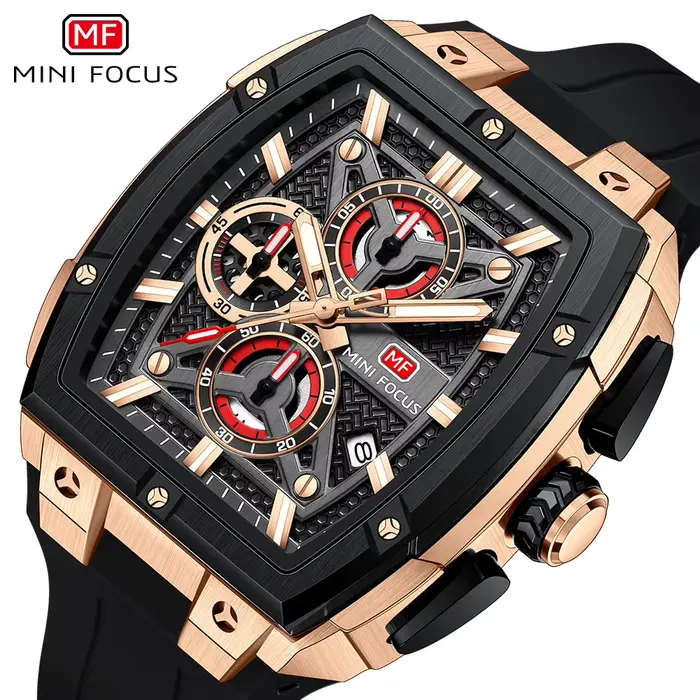 Montre à quartz multifonctionnelle chronographe FOCUS 0602G