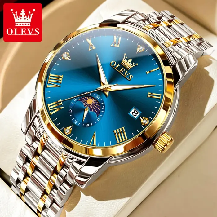 OLEVS 3656 Montre-bracelet de luxe pour homme