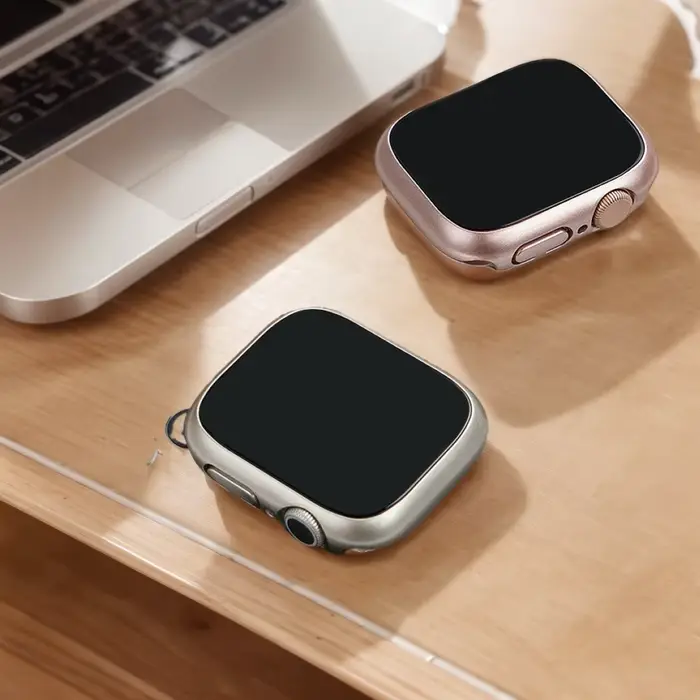 Verre trempé + étui pour Apple Watch 38mm 40mm 41mm 42mm 44mm 45mm 46mm
