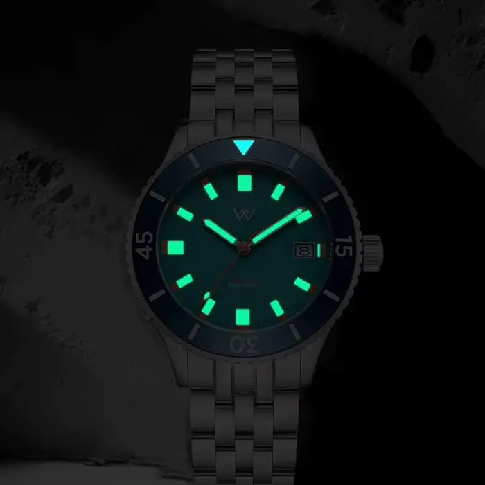 Montre mécanique WM Watch 2565 saphir résistante à l'eau pour homme style casual et fashion occassions spéciales et quotidiennes