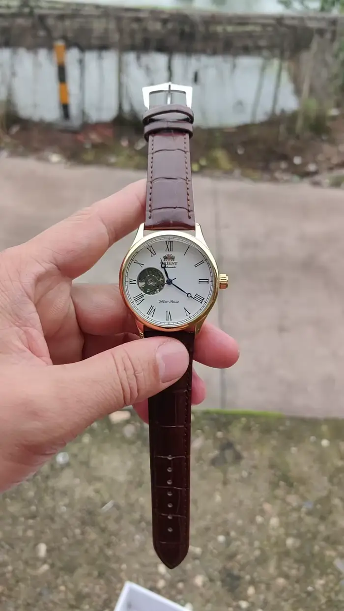 Montre squelette mécanique DFDG avec toutes les fonctions, heure mondiale, style minimaliste orienta