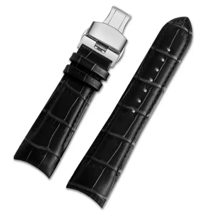Bracelet de montre en cuir véritable pour hommes avec pin buckle pour montres Tissot 1853 COUTURIER élégant et durable pour occasions formelles et informelles