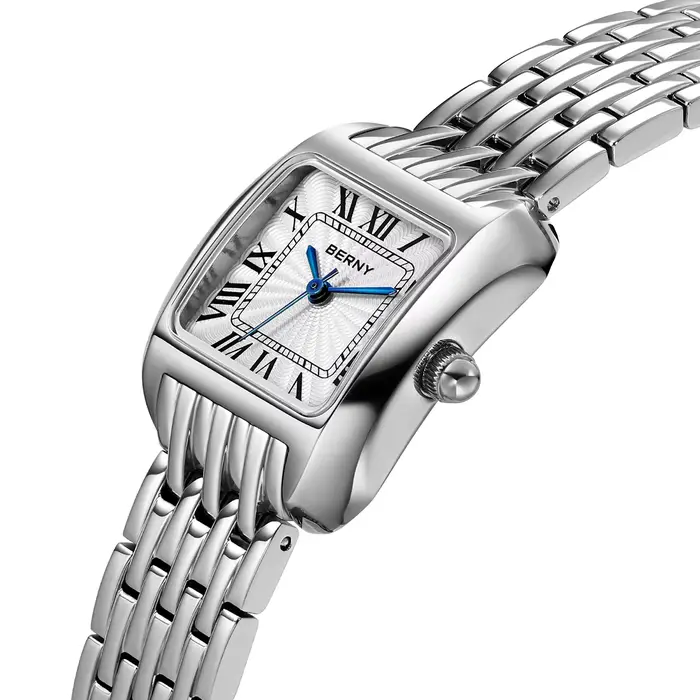 BERNY marque de luxe femme montre nouveau de haute qualité S/S carré dames montres à Quartz mode élégante montre-bracelet d'affaires