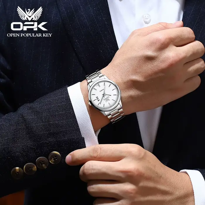 OPK 6010 montres pour hommes multifonctionnel chronographe montre-bracelet