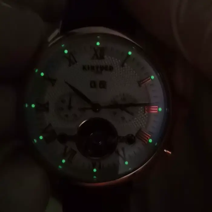 KINYUED Tourbillon hommes montres mode affaires automatique montre mécanique