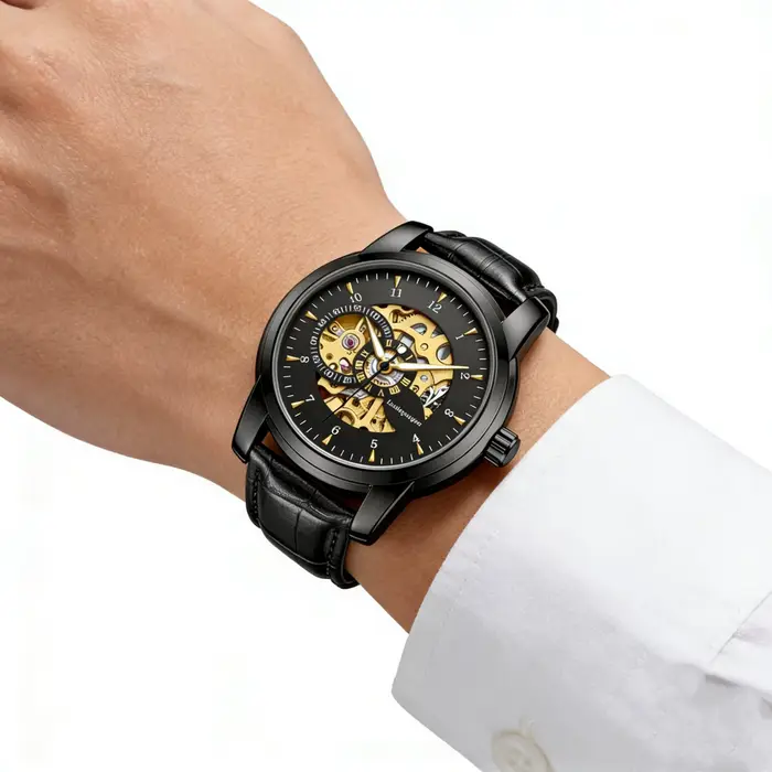 Montre classique de luxe pour hommes d'affaires