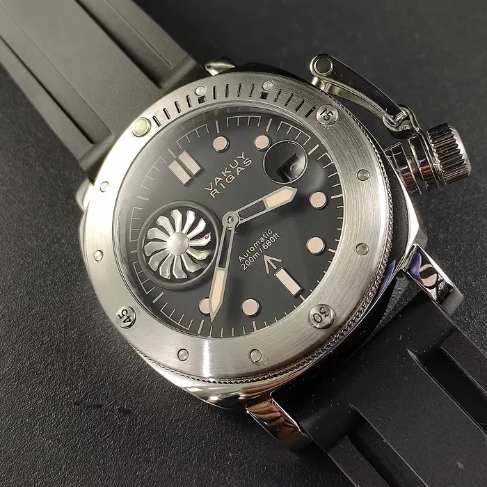 Montre mécanique automatique série de plongée avec mouvement mécanique Seagull ST2555 44mm de diamèt