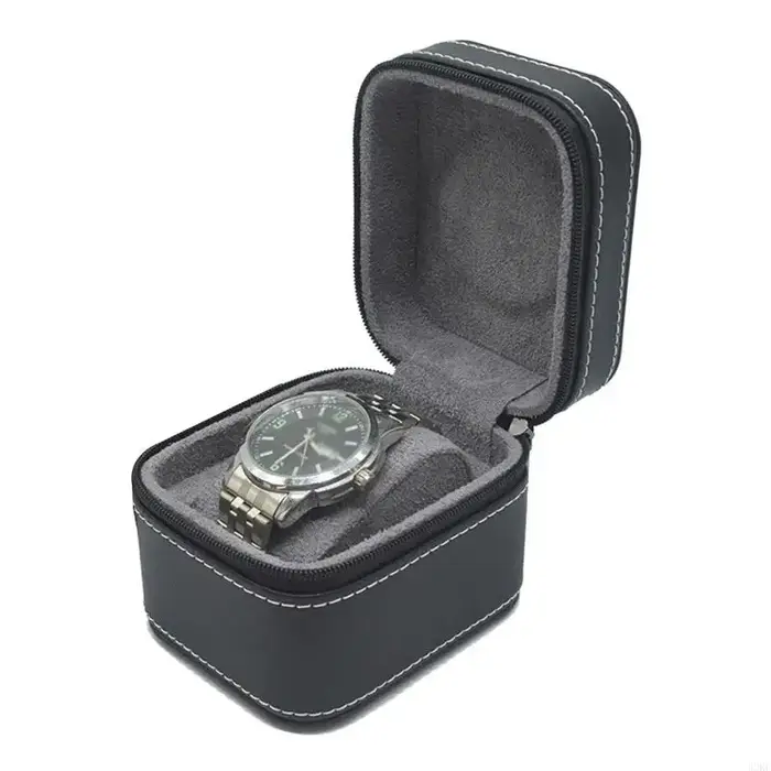 Montre de voyage de luxe pour étui, montre-bracelet étanche, organisateur de rouleau en cuir PU pour montre-bracelet, affichage de bijoux Commercial G