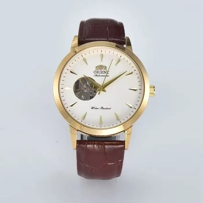 Montre sport automatique unisexe DFDG Orient avec cadran squelette résistante à l'eau pour hommes et femmes occasions sportives et voyages