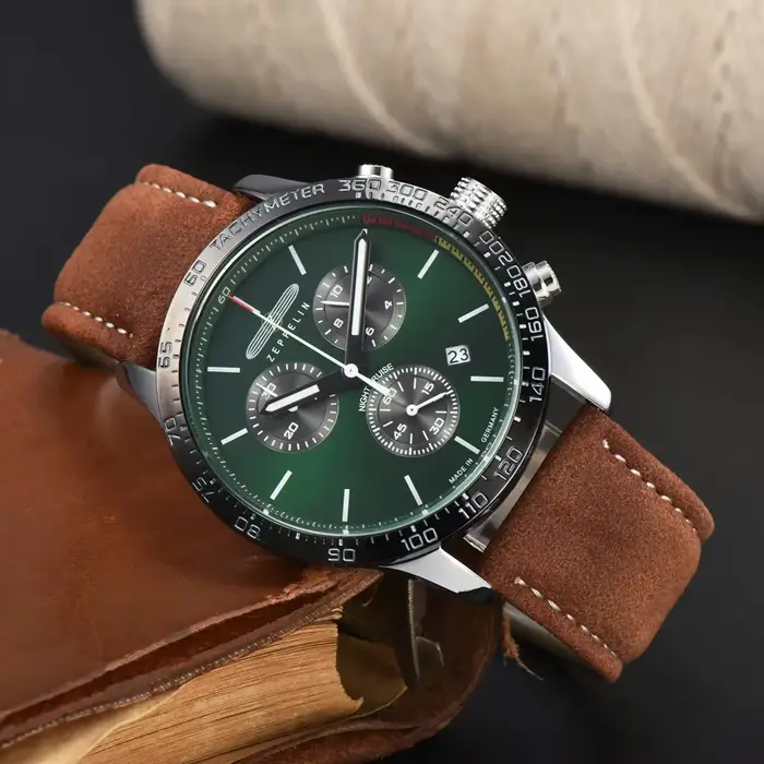 Montre-bracelet classique vintage de luxe populaire pour hommes et femmes, série ZEPPELIN Airship, f