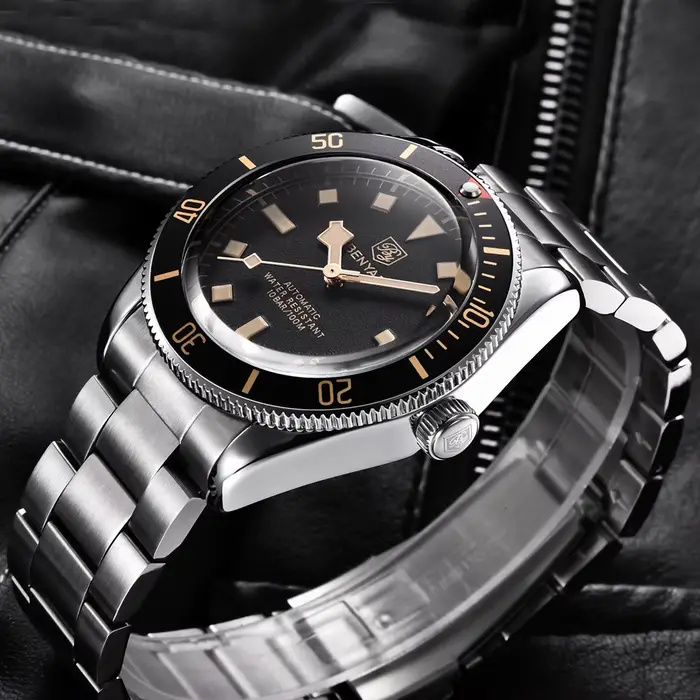 Montre mécanique automatique élégante et luxueuse pour homme BENYAR