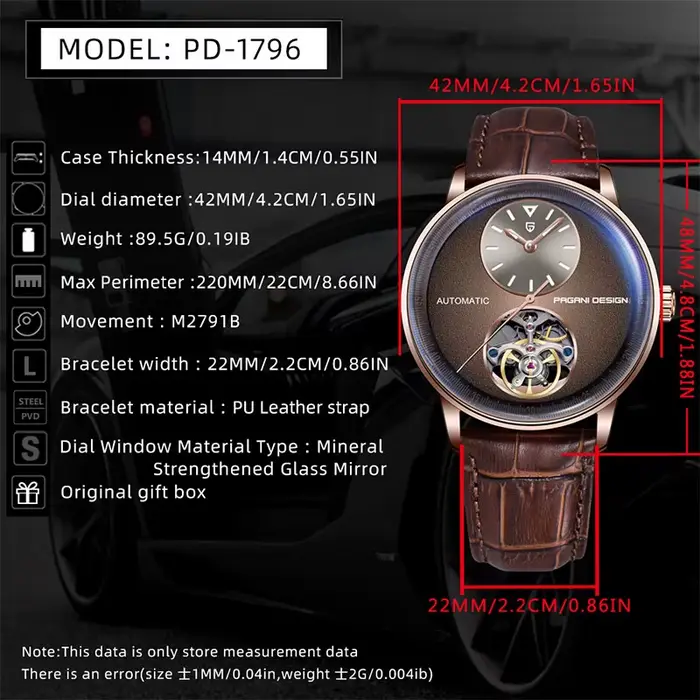 PAGANI DESIGN 2025 nouvelle montre mécanique pour hommes 100M étanche luxe affaires automatique
