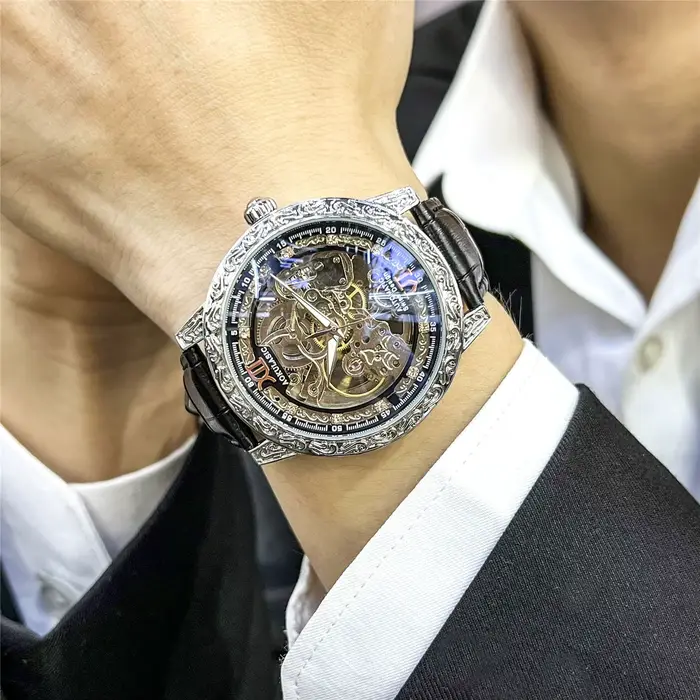 Nouvelle montre mécanique automatique de luxe légère et de haute qualité pour hommes