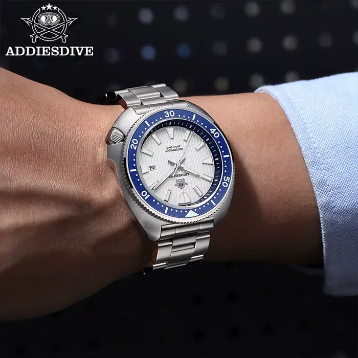 ADDIESDIVE nouvelle montre de plongée AD2507 200m étanche lunette en céramique BGW9 lumineux japonais Quartz saphir