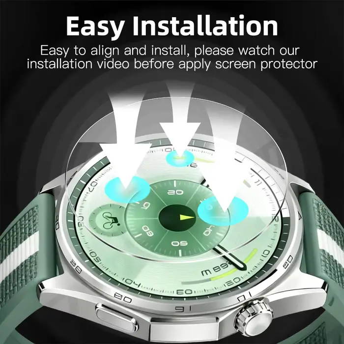 Verre trempé 9H pour Huawei Watch GT 6 Pro 46mm 41mm